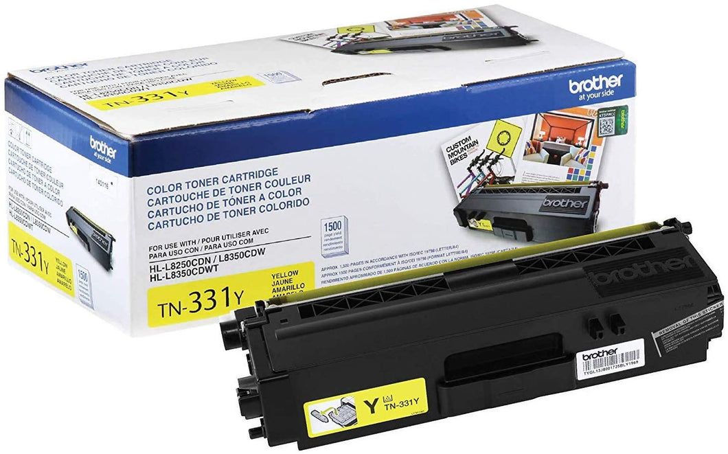 Brother TN331Y Original Yellow Toner Cartridge