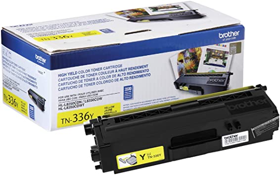 Brother TN336Y Original Yellow Toner Cartridge High Yield