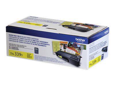 Brother TN339Y Original Yellow Toner Cartridge Extra High Yield