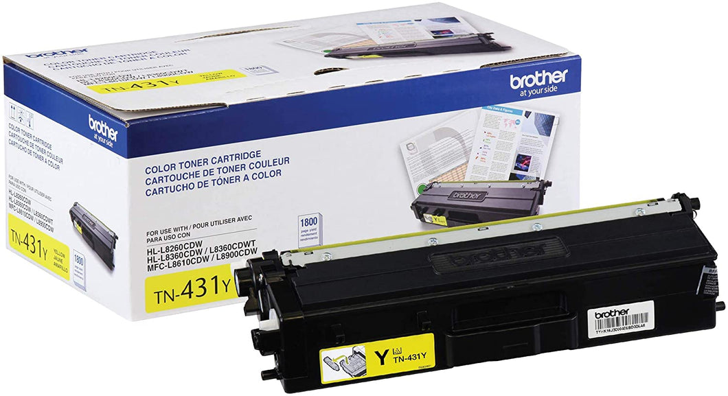 Brother TONER CARTRIDGE YELLOW TN431Y Original