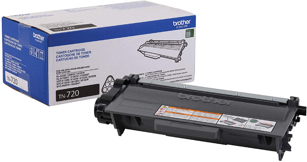 Brother TN720 Original Black Toner Cartridge