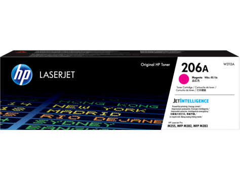 HP 206A MAGENTA ORIGINAL TONER CARTRIDGE W2113A