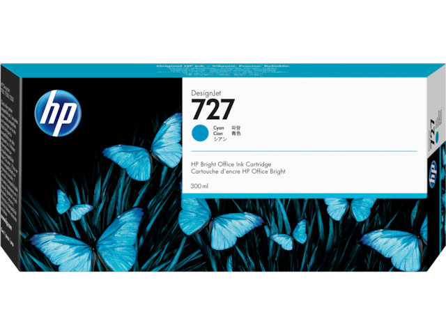 727 300ML CYAN INK CARTRIDGE