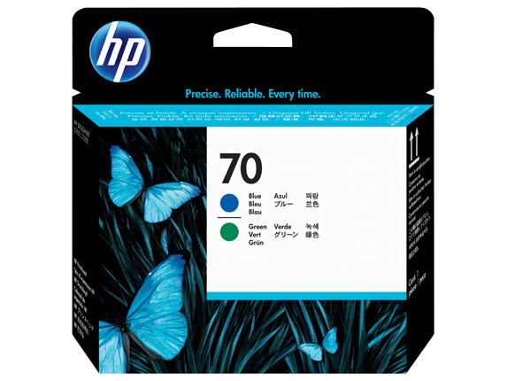 70 BLUE AND GREEN PRINTHEAD