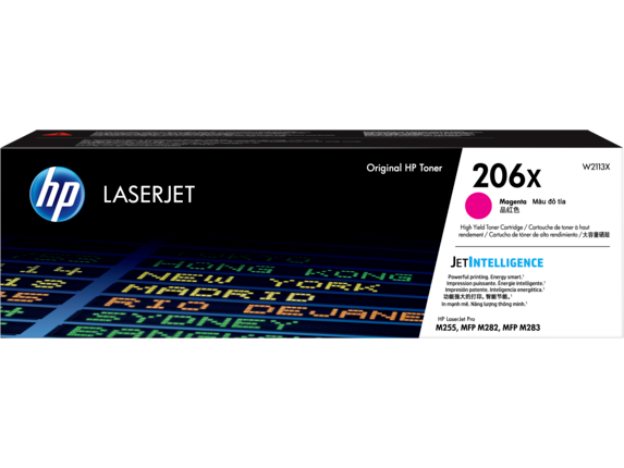 HP 206X MAGENTA ORIGINAL TONER CARTRIDGE W2113X