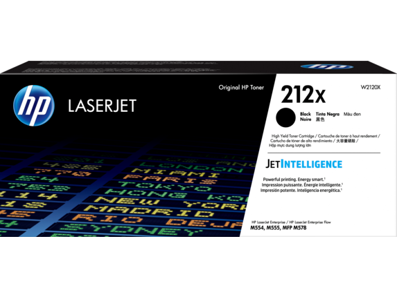 HP 212X BLK ORIGINAL LASERJET TONER CARTRIDGE W2120X