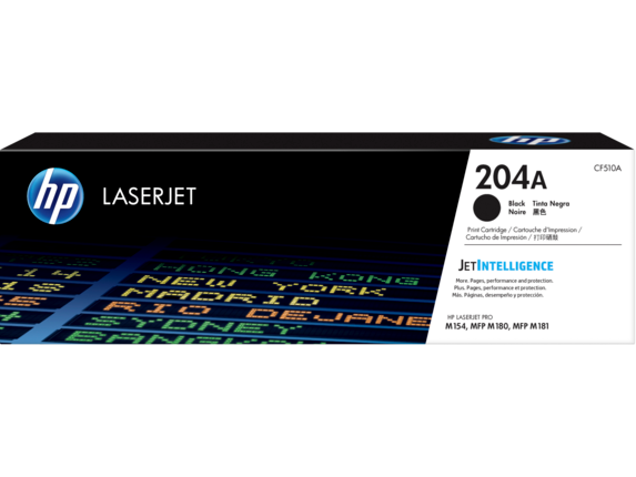 HP 204A Black LaserJet Toner Cartridge CF510A