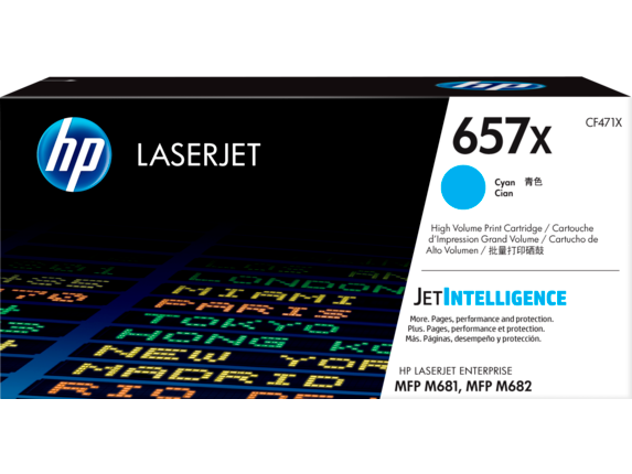 657X CYAN LASERJET TONER