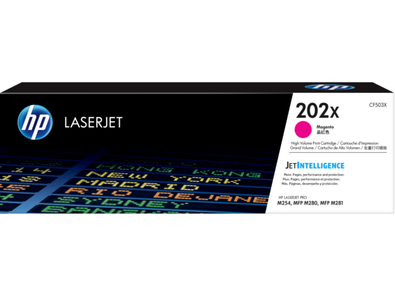 HP 202X Magenta LaserJet Toner Cartridge CF503X