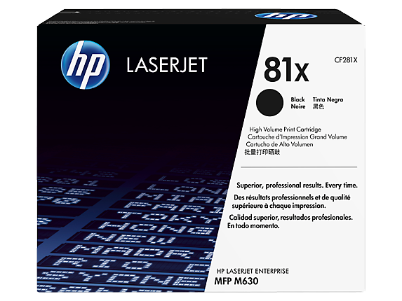 81X BLACK LASERJET TONER