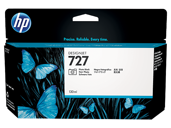 HP 727 Original Photo Black Designjet Ink Cartridge
