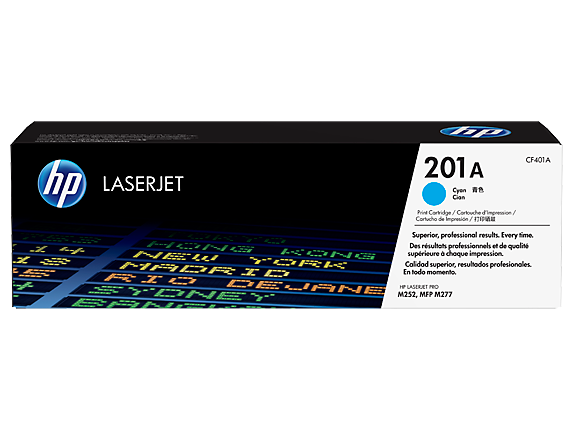 HP 201A CF401A CYAN LASERJET TONER