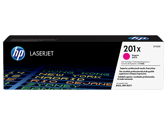 HP 201X CF403X MAGENTA LASERJET TONER