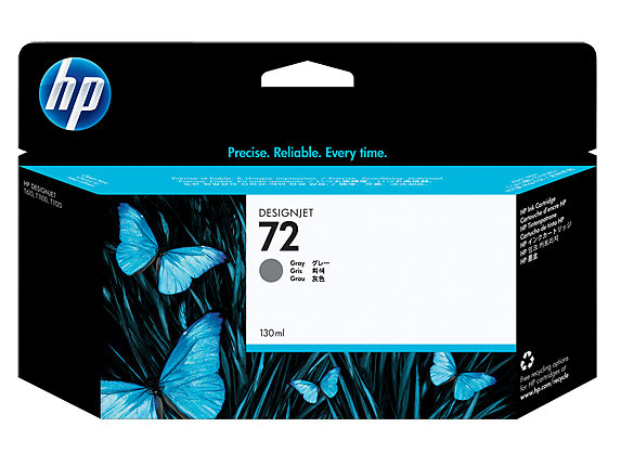 72 130ML GRAY INK CARTRIDGE