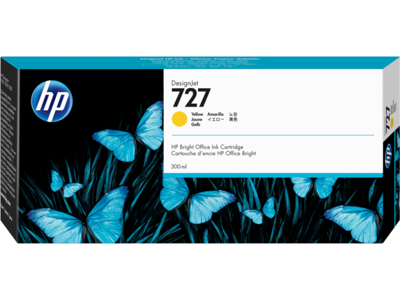 727 300ML YELLOW INK CARTRIDGE