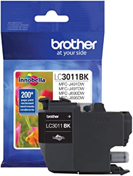 Brother BLACK INK CARTRIDGE LC3011BK Original