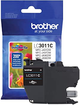 Brother CYAN INK CARTRIDGE  LC3011C Original