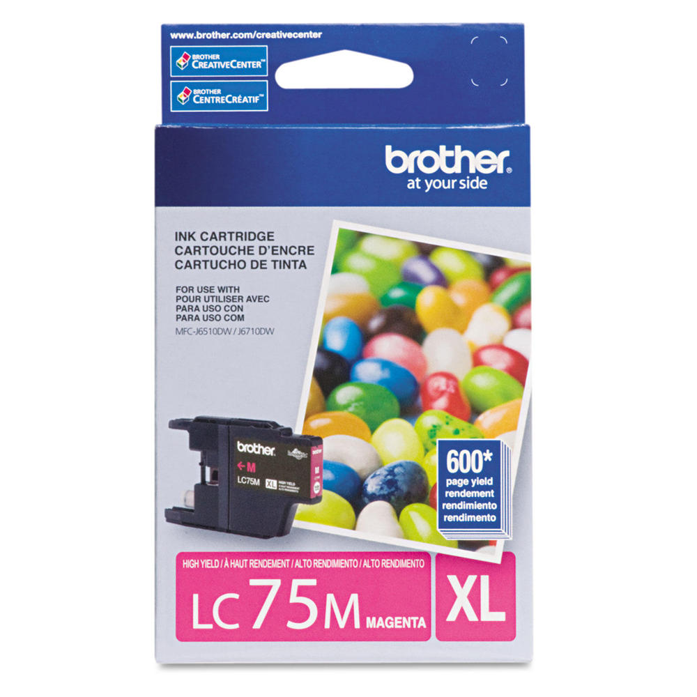 Brother LC75M Original Magenta Ink Cartridge High Yield