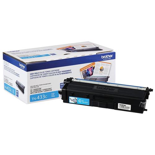 Brother HIGH YIELD TONER CARTRIDGE CYAN TN433C Original