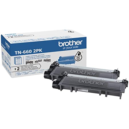 Brother TN660 Original Black Toner Cartridge High Yield- Dual Pack